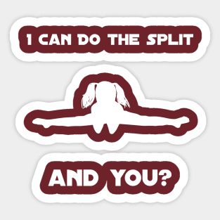 I can do the split Sticker